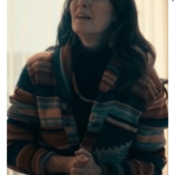 Vintage 90s POLO RALPH LAUREN XL Cardigan Southwest Aztec Navajo Silk Patchwork - Picture 11 of 12